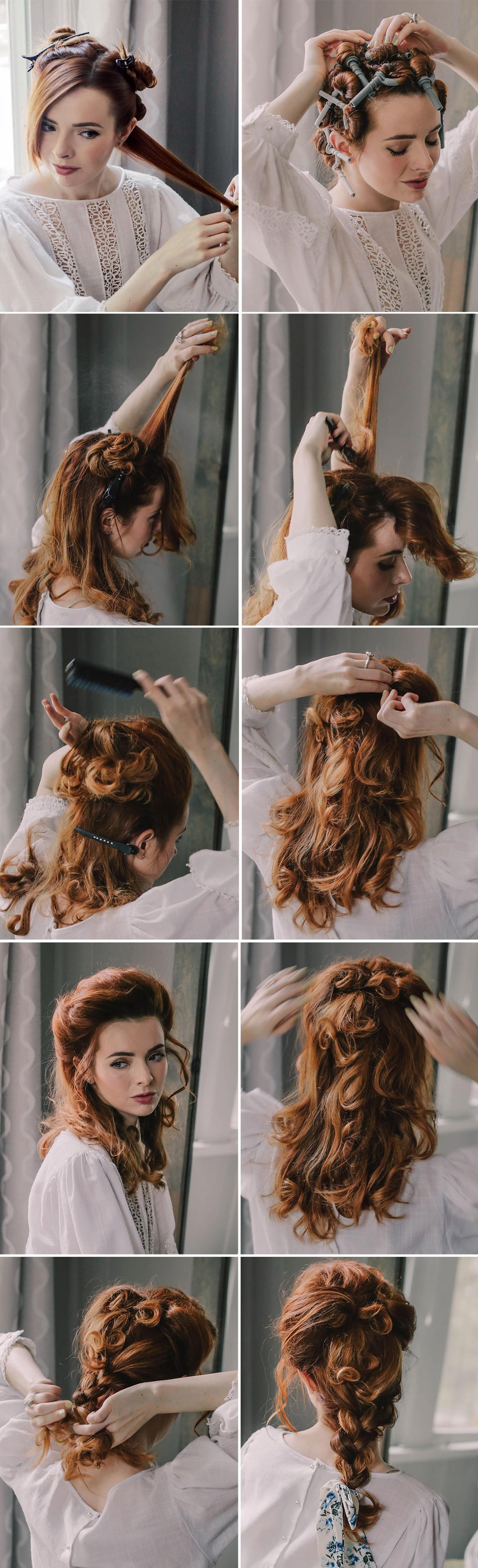 Hair Tutorial: Romantic Braid and Pouf Hairstyle - Sea of Shoes